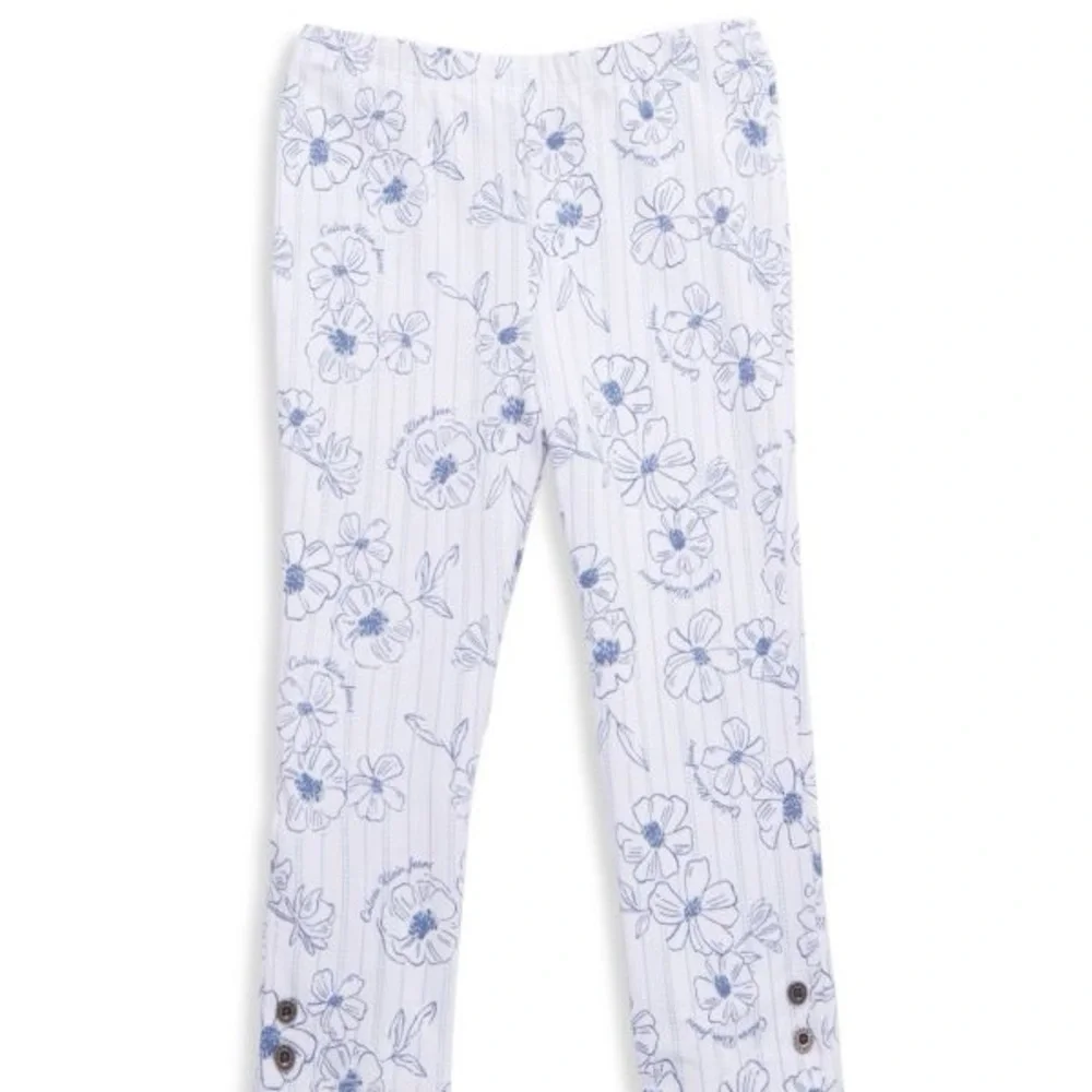 CALVIN KLEIN Girl's Top & Leggings 2-Piece Set Size 6X